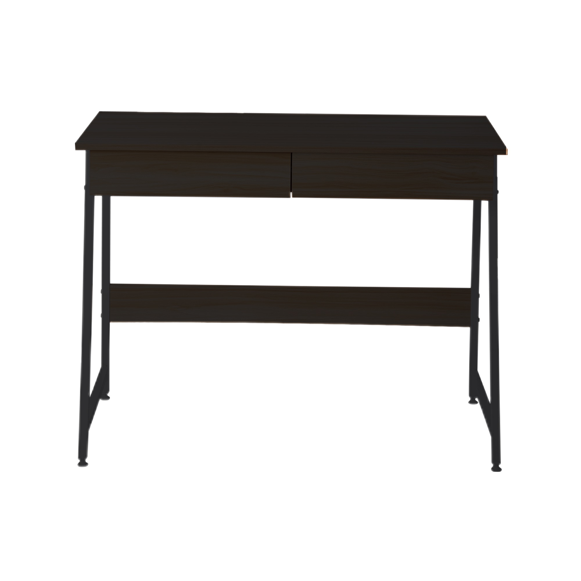 477【301556AAAオフィスチェア+パソコンデスク セット】 【人気商品】パソコンデスク　引き出し付き　幅100*奥48 　 ブラック