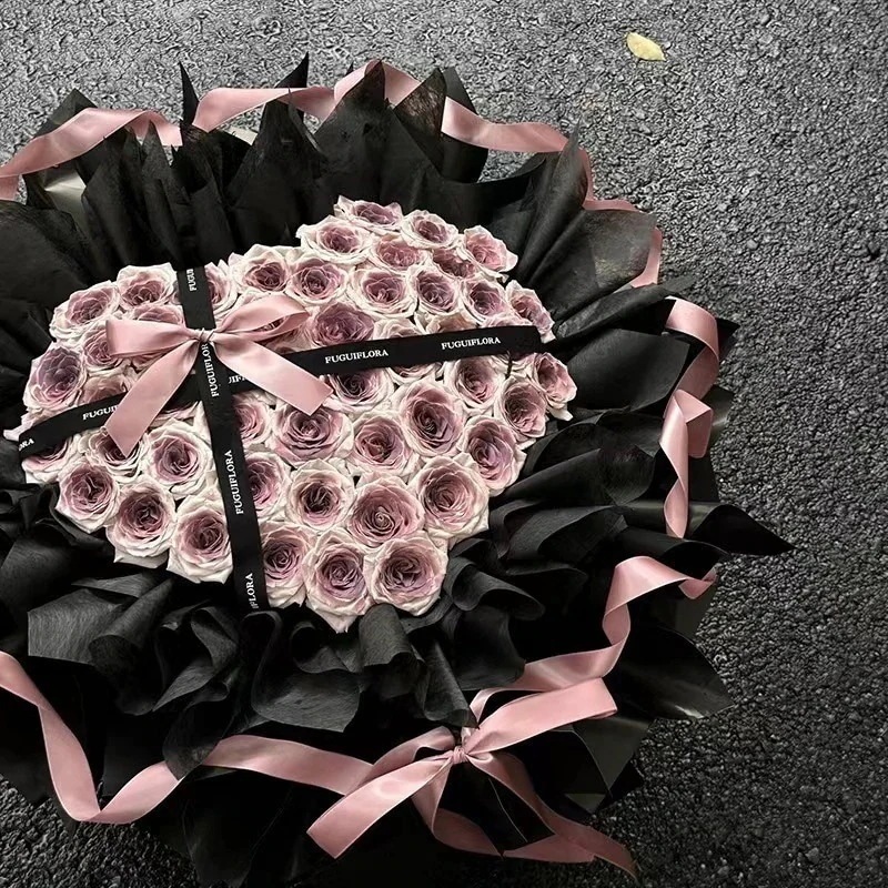 母の日おめでとう最高のプレゼントプラムジャムソープフラワー不滅の花ハグバケツローズブーケギフト女の子のための親友の誕生日ギフト