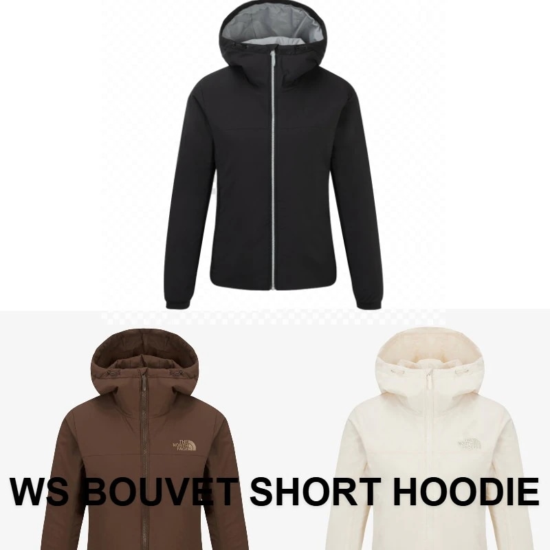 韓国正規品保証 関税負担なNJ3NR86A WS BOUVET SHORT HOODIEデイリー 基本 着装 男子 女子 人気 韓国 ファッション 男女共用 アウトドア
