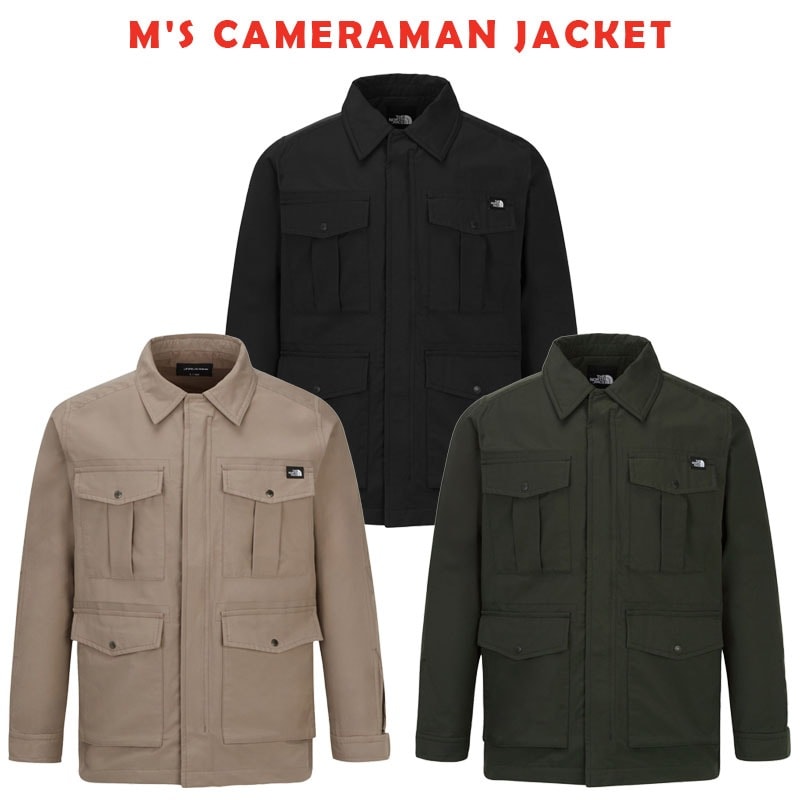 韓国正規品保証 関税負担なし NJ3BR10A MS CAMERAMAN JACKETデイリー 基本 着装 男子 女子 人気 韓国 ファッション 男女共用 アウトドア