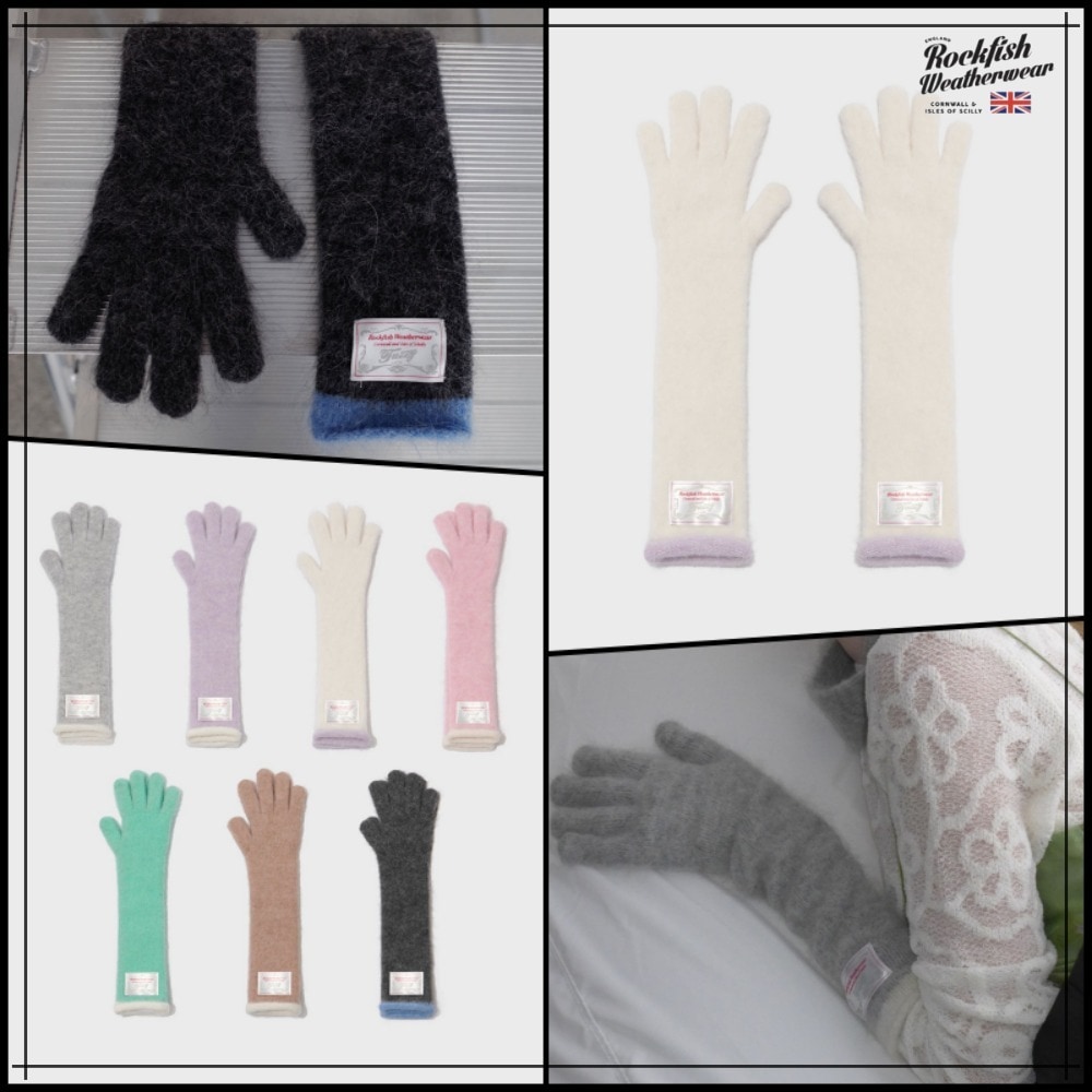 FUZZY MAXI LONG GLOVES [正規品]