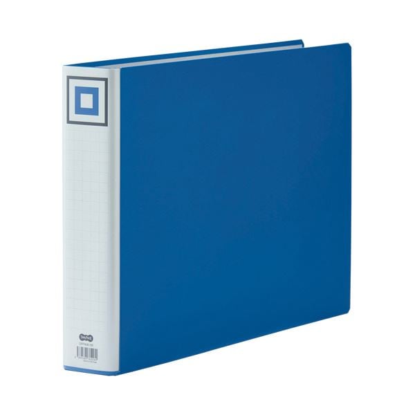 （まとめ）TANOSEE 両開きパイプ式ファイルV A3ヨコ 500枚収容 50mmとじ 背幅65mm 青 1冊 (×3セット) 4,830円