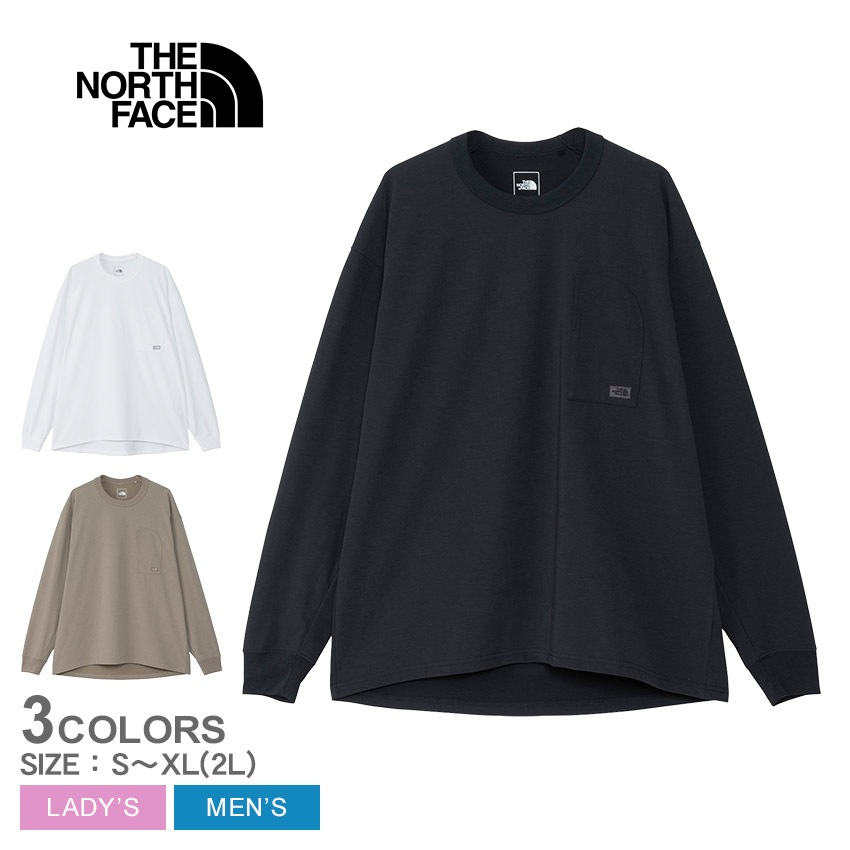 長袖Tシャツ ロングスリーブエンライドティー NT32460 レディース メンズ トップス クルーネック リフレクター UVカット 日焼け予防 ポケット 自転車走行 アウトドア ブランド