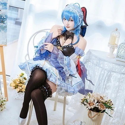 コスプレ衣子大人原神甘雨メイド服変仮コスプレ服コスプレ衣 9,663円