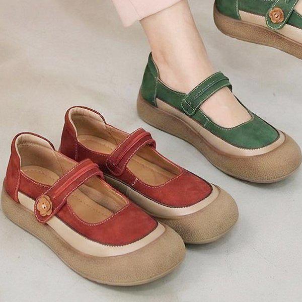 シューズ レザー ヴィンテージ ゴム底 女性用スリッポン スニーカー 3cm sms2030_P420258720