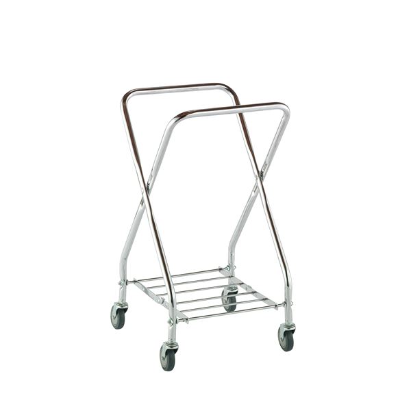 BM ダストカー 運搬カート フレーム ミニ φ75キャスター バンパー無し 折りたたみ ダストカート 集積カート 洗濯物運搬