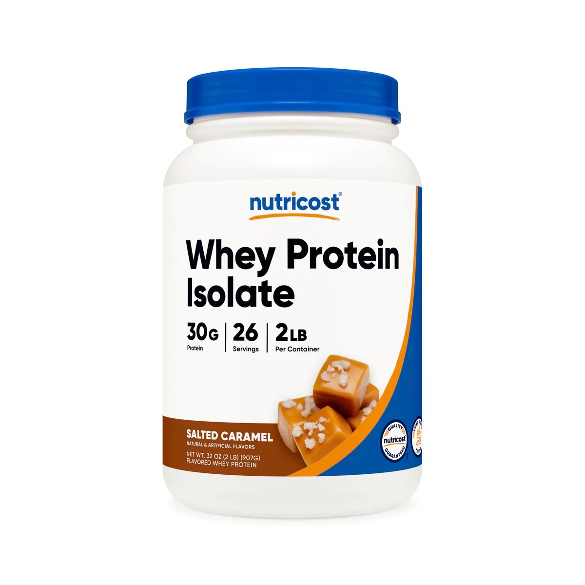 [USA] Nutricost ニュートリコスト Whey Protein Isolate Powder Salted Caramel (2 LB)