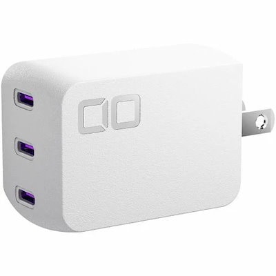 他サイト： CIO　NovaPort TRIO II 67W3C ［3ポート /USB Power Delivery対応 /GaN(窒化ガリウム) 採用］　CIO-G67W3C-N2-WHの商品画像