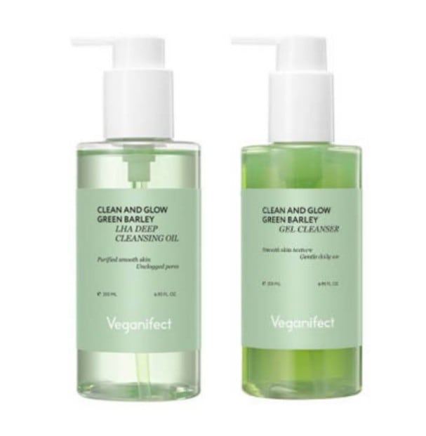 [2点セット]青麦クレンジングジェル 205ml+LHA ディープクレンジングオイル 205ml /毛穴ケア/保湿ケア/角質ケア/ 毛穴縮小／皮脂/韓国コスメ