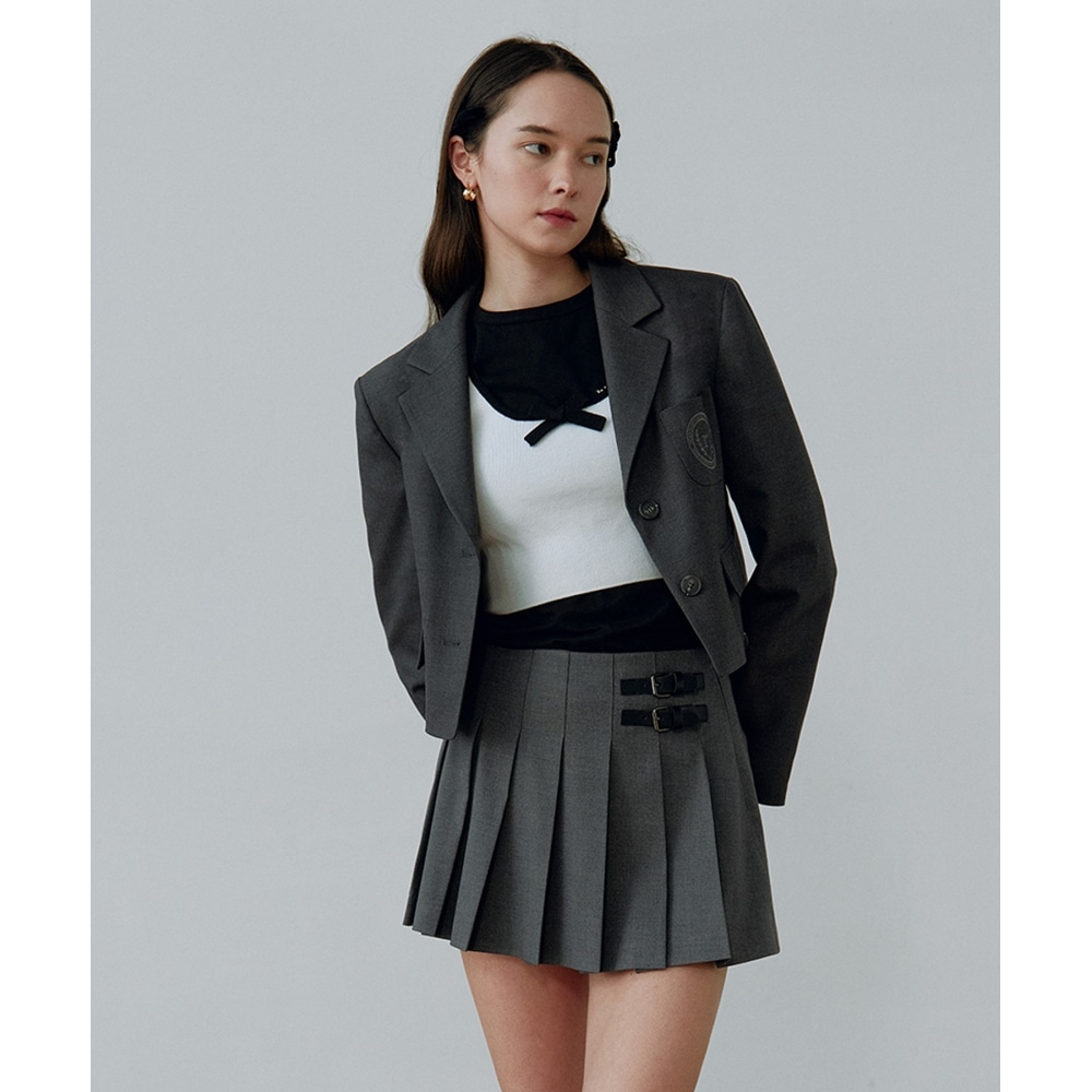 ROLAROLA クロップジャケット チャコール 21,302円