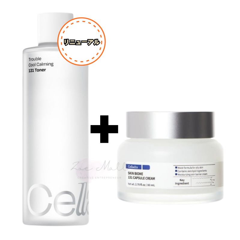 [131セット]リニューアル/トラブル クールカーミング 131トナー 300ml+131 クリーム 80ml