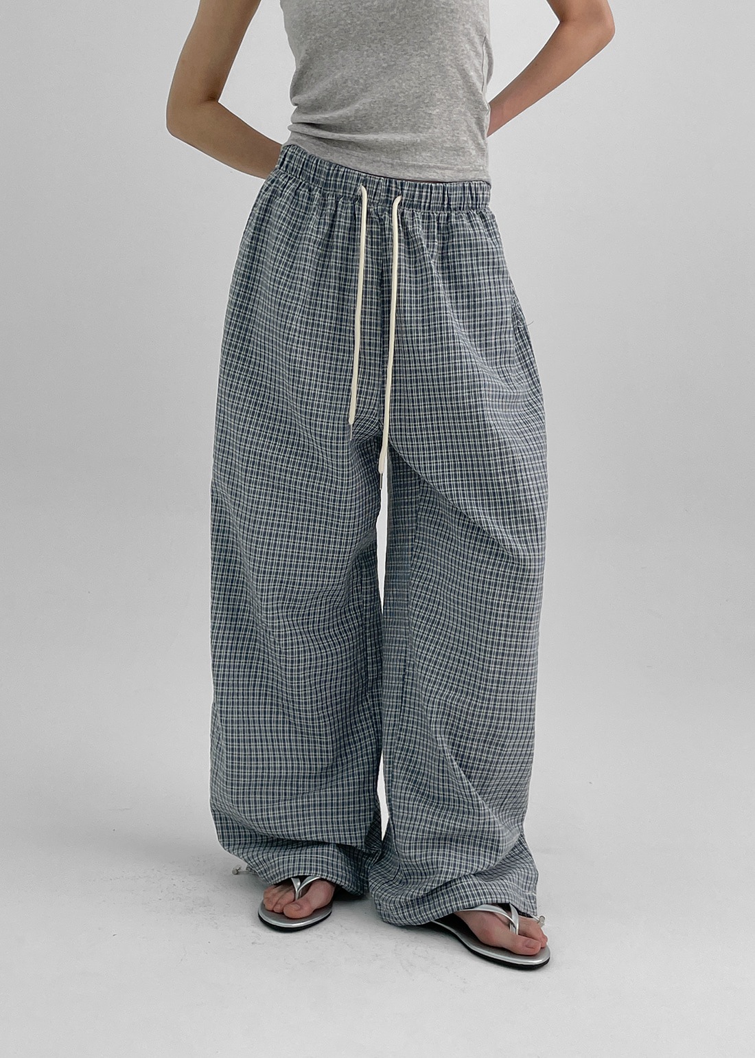 ビコインチェックツーウェイバンディングパンツ