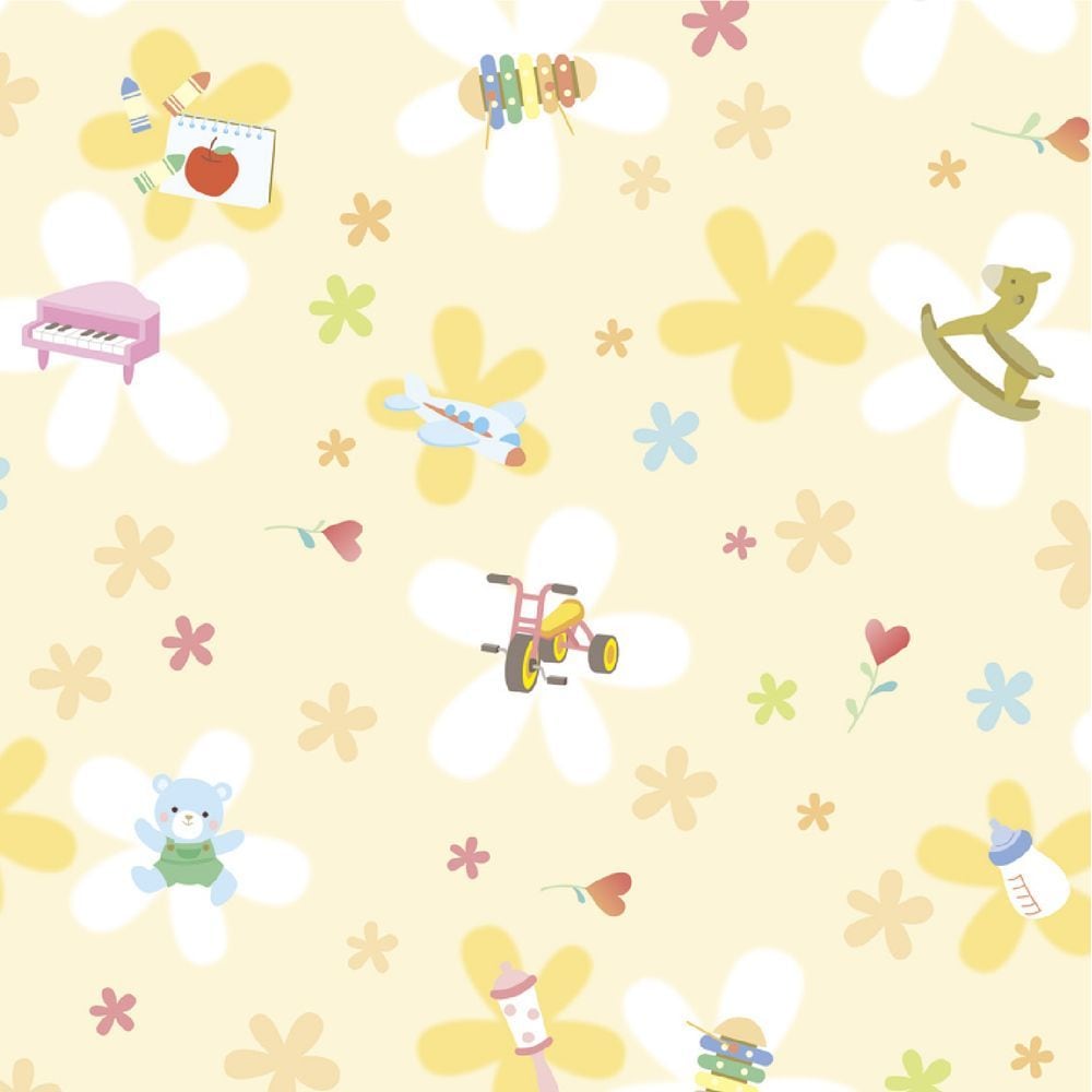 （まとめ買い）ササガワ 包装紙 ベビー/キッズ柄 ベビートイズ 半才判 50枚入 49-1300 [x3]