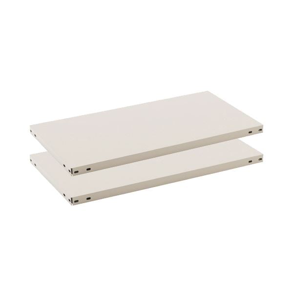 (まとめ) ライオン事務器 軽量物品棚 追加棚板 W875×D450mm LE-C0945 1セット(2枚) (×2セット)