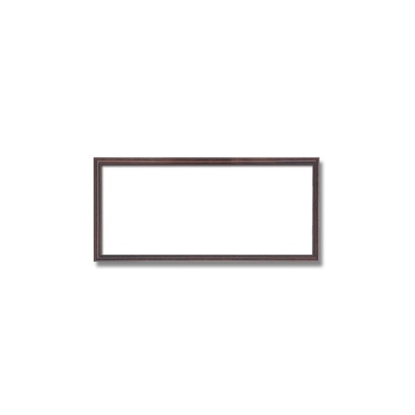 [長方形額]木製額 縦横兼用額 カラー4色展開 カラー長方形額（300x150mm）ブラウン