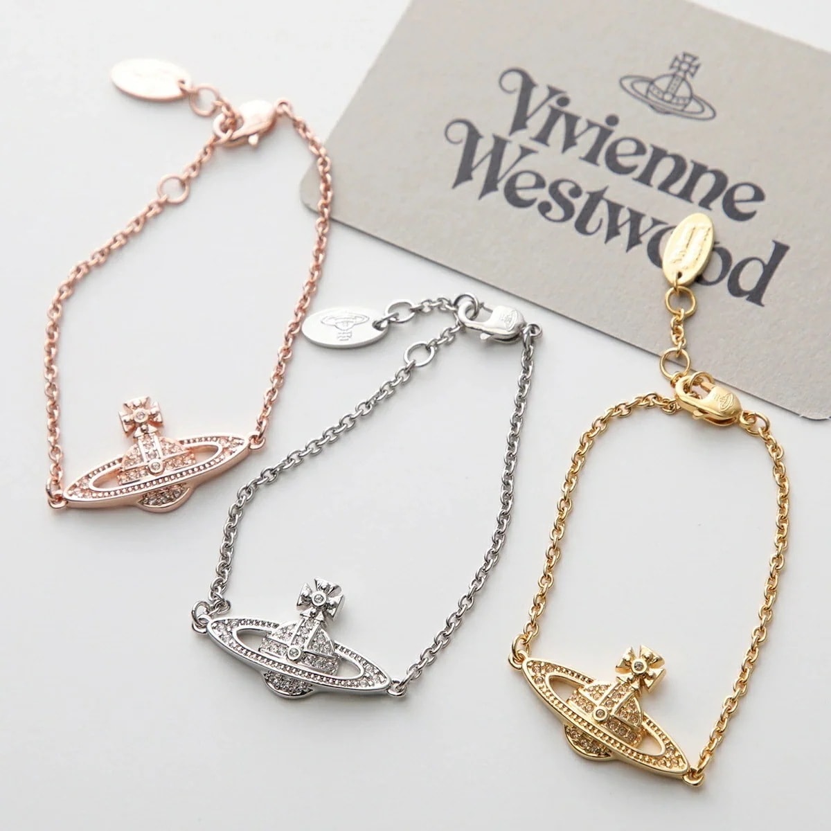 Vivienne Westwood ヴィヴィアンウエストウッド ブレスレット MINI BAS RELIEF ミニバスレリーフ 61020051 レディース オーブ アクセサリー カラー3色
