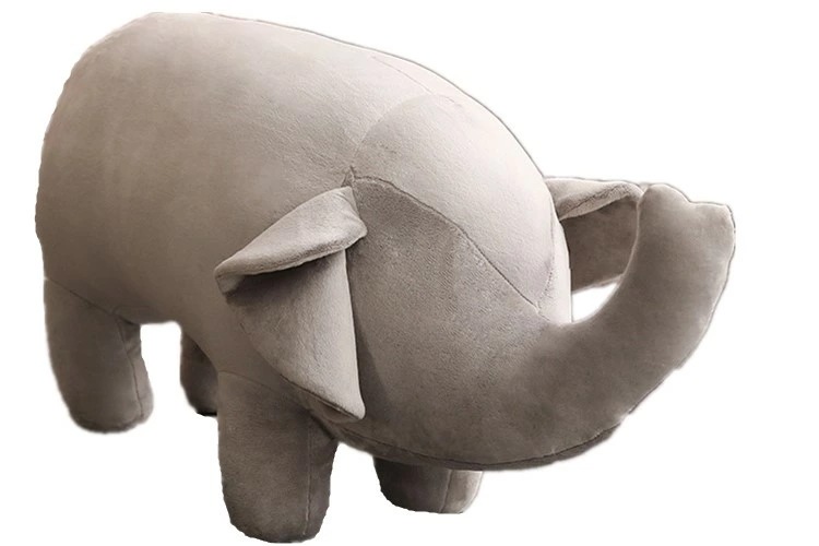 ぬいぐるみ ゾウスツール　動物椅子　120ｃｍ　80ｋｇの大人まで座れる　誕生日やクリスマスお祝いことなどプレゼント　部屋にインテリア