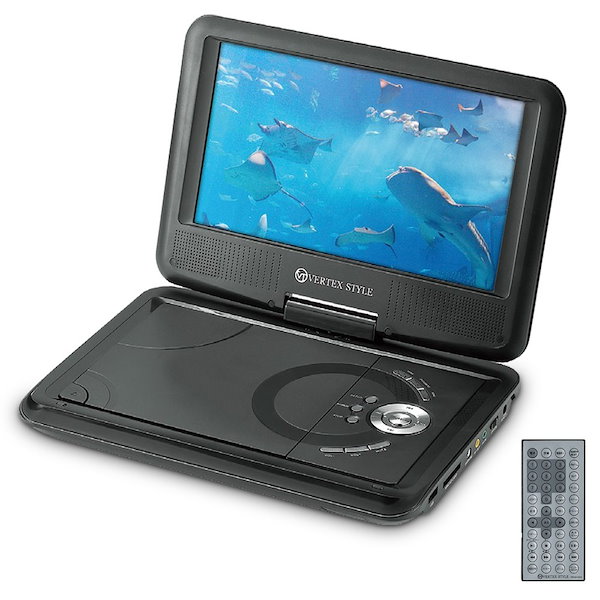 Qoo10] ヴァーテックス ポータブルDVDプレーヤー 9インチ液晶