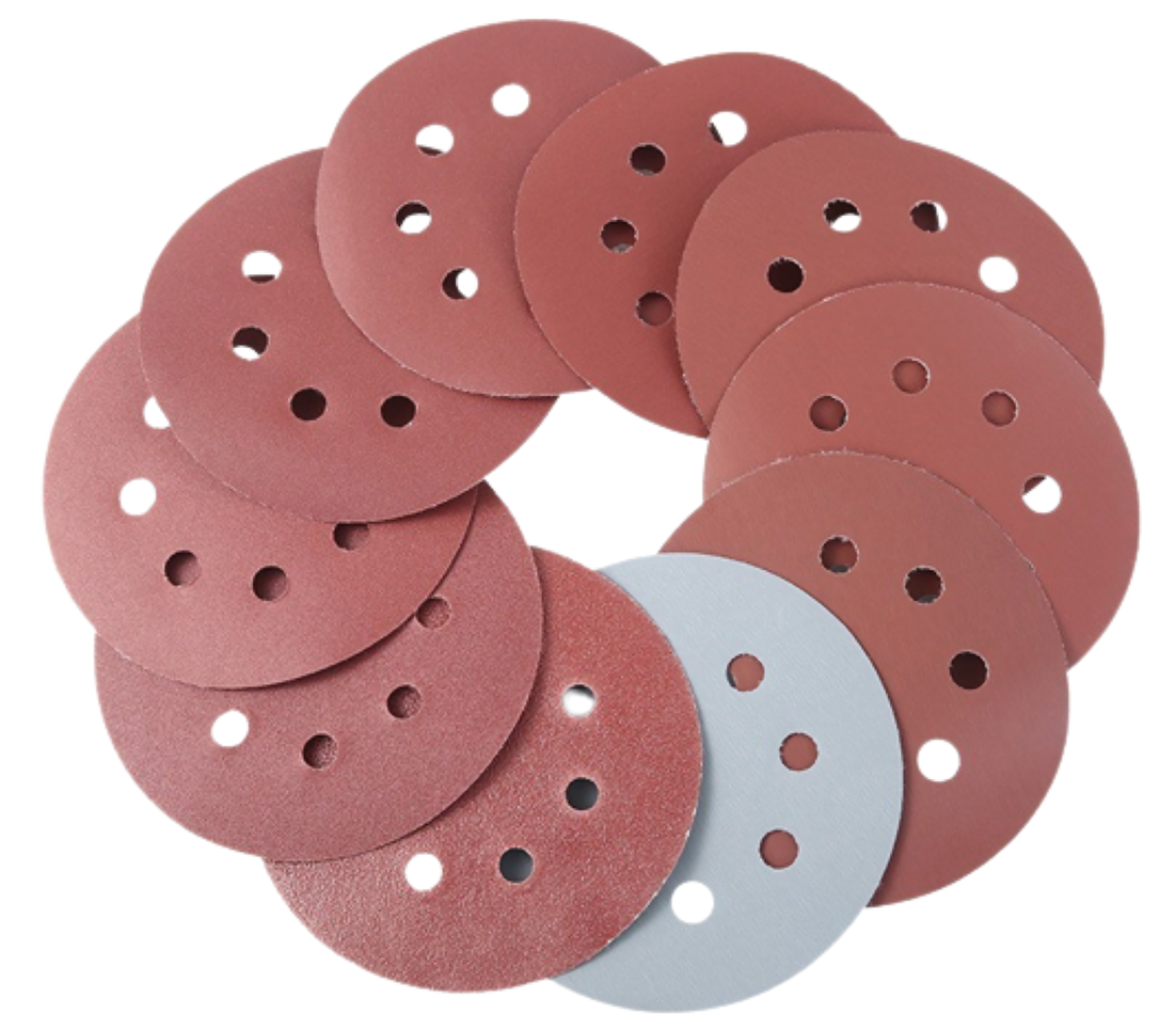 1000枚セット ディスク ペーパー サンドペーパー 紙ヤスリ サンダー ベルト 穴あき マジック式 研磨 錆取り 磨き バフ