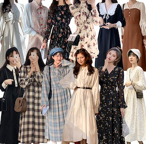 3枚+1枚5枚+2枚春ワンピース バーゲンセール 春服ロングワンピース韓国ファッションシンプルな春ワ