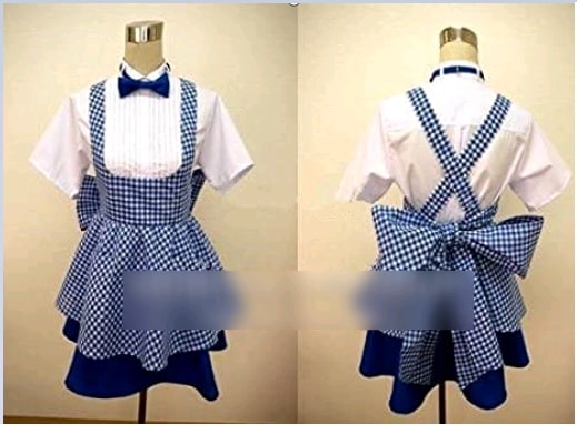 メイドカフェ店制服　メイド服　神戸屋カラー オーダーサイズ可能　クリスマスハロウィン　イベント仮装 　コスチューム