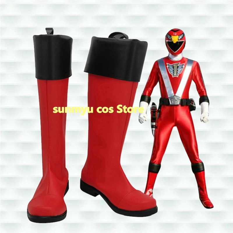 ゴーオンジャー ゴーオンシルバー ゴーオンイエロー　ゴーオンゴールド　ゴーオンレッド　ゴーオンブラック　 靴　コスプレ道具　ブーツ