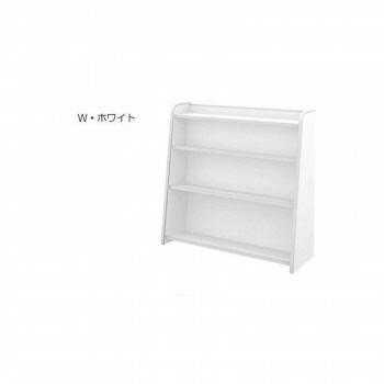 知育家具 EVAキッズシリーズ ほんだな 幅93cm GR-93H　W/ホワイト