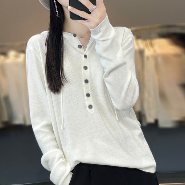 薄手 ニット セーター パーカー レディース 長袖 ニットウェア フード付き トップス インナー おしゃれ カジュアル 春 秋冬 シルエット