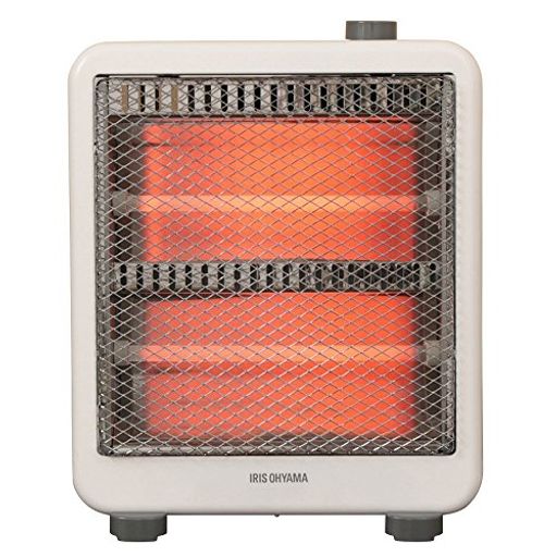 電気ストーブ ヒーター 暖房器具 電気 足元 小型 省エネ 脱衣所 転倒時電源OFF 400W/800W 2段階切替 軽量 EHT-800W ホワイト