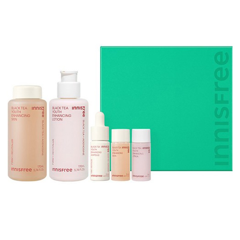 New ブラックティー ユース エンハンシング スキンケアセット 化粧水 乳液 セット 韓国 韓国スキンケアセット 人気 エイジング 毛穴 保湿 乾燥肌