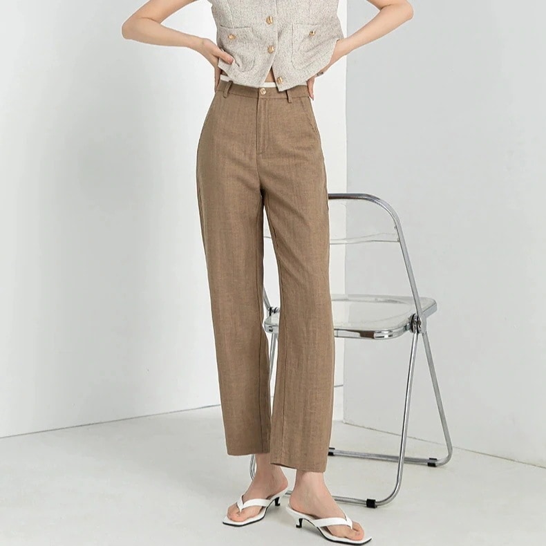 ウエストゴムパンツ天糸ンパンツ夏の薄いハーレムパンツ大きいサイズ 痩せひんやりボトムス テーパードパンツ