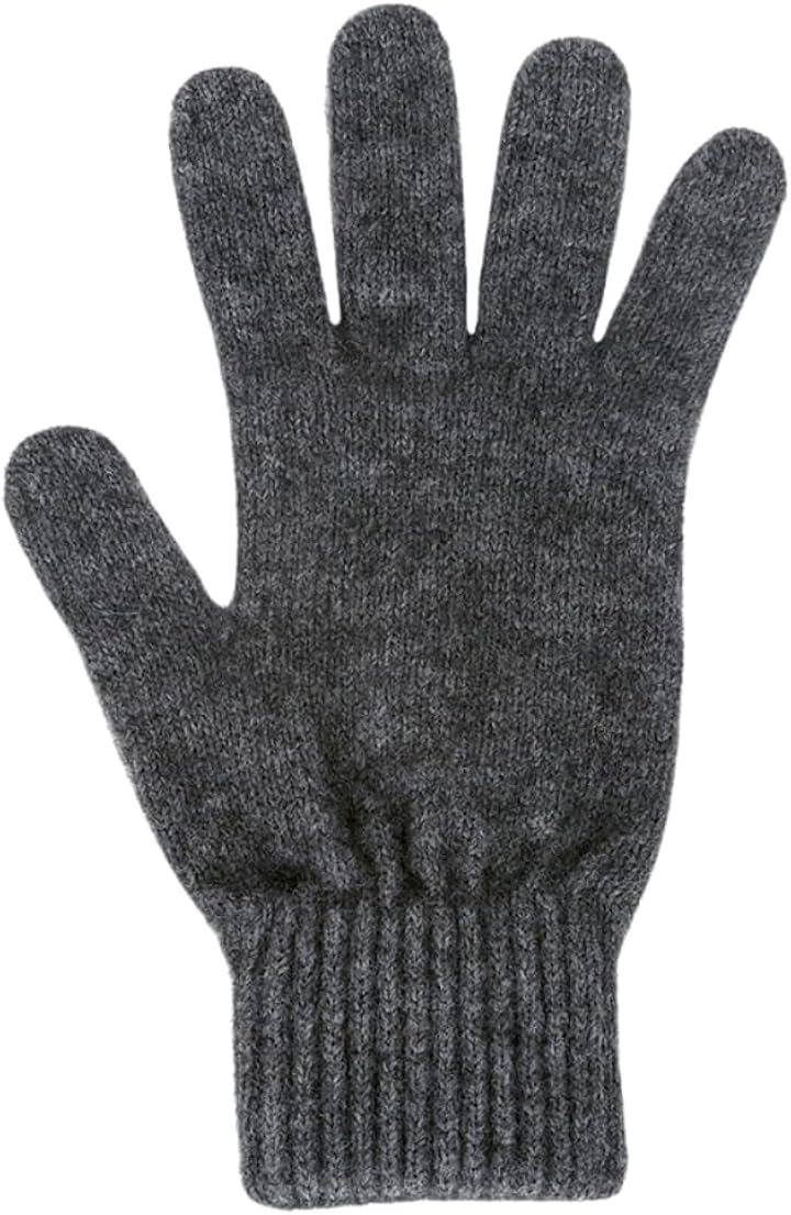 ポッサムメリノ 手袋 防寒 防風 保温グローブ 男女兼用 暖かい ウール手袋 自転車 バイク アウトドア 通勤通学 暖かい手袋 秋 冬用( チャコール, L)