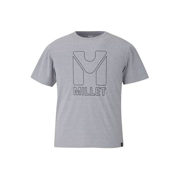MILLET ミレー ビッグ モノロゴ ショートスリーブ Tシャツ MIV03191-N4809 ユニセックス 半袖