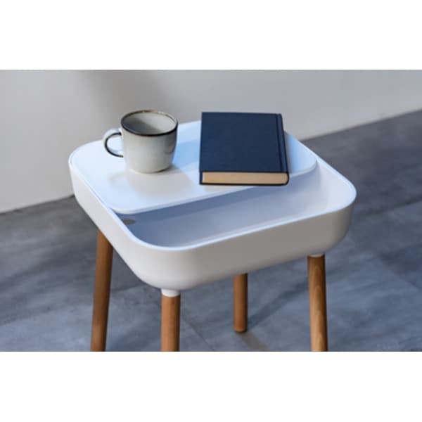 サイドテーブル ホワイト 8,215円