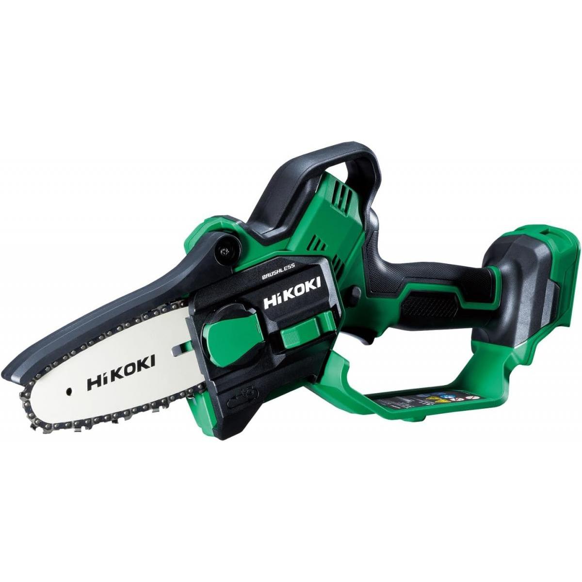 【在庫有・即納】HiKOKI(ハイコーキ) 18V 充電式 ハンディ チェーンソー ミニチェンソー CS1810DD ガイドバー100mm CS1810DD(NN)