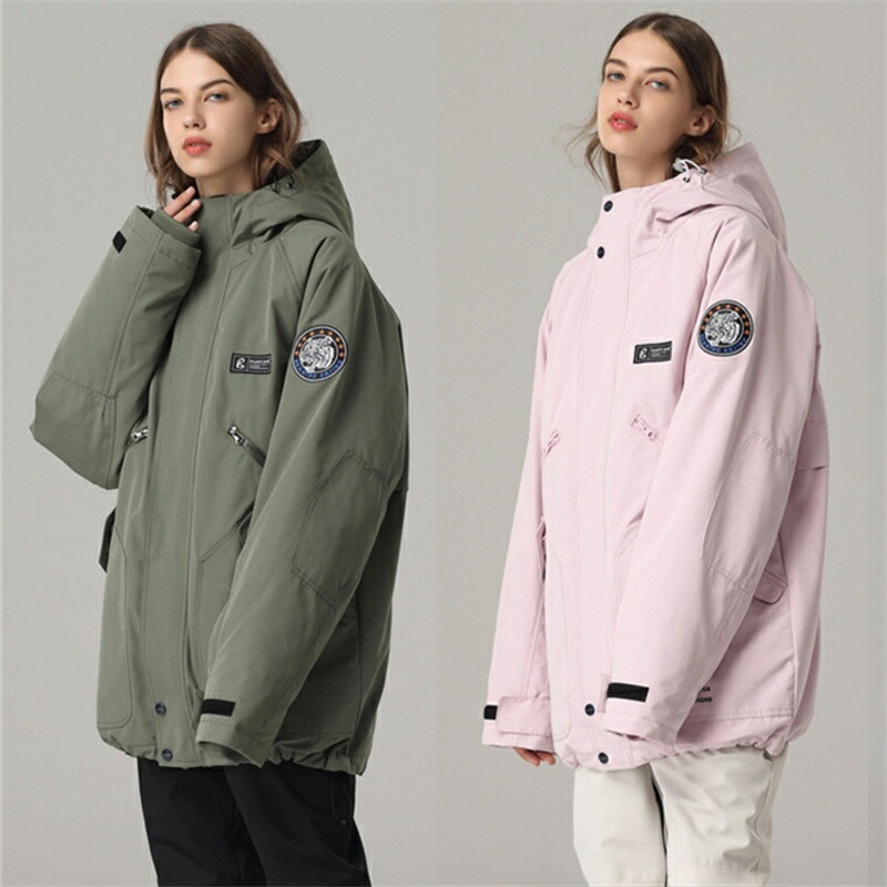 スノーボード ウェア ジャケット 単品 スキーウェア スノボウェア 2023メンズ レディース 男女兼用 ユニセックス 型落ち 無地 韓国風 スノボ アウター フード付き 保温防水防風 スキー