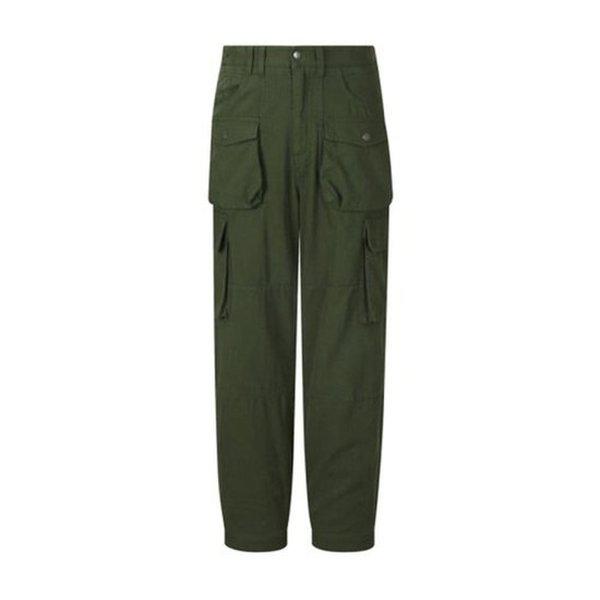 男性ヘリンボーンマルチポケットカーゴパンツ B255PT300P-DG