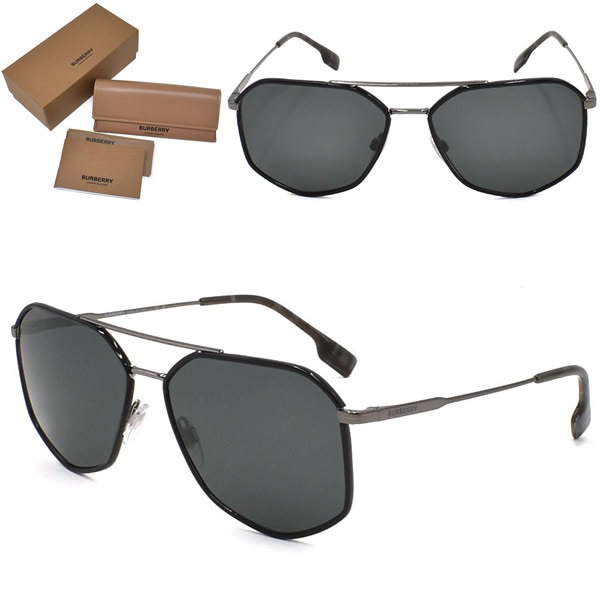 サングラス 0BE3139 114487 58 サングラス メンズ レディース ユニセックス ルテニウム ブラック ダークグレー 26,134円