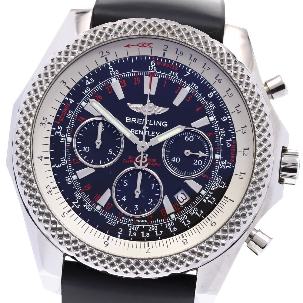 訳あり ブライトリング BREITLING A25364 ベントレー GMT ライトボディ クロノグラフ 自動巻き メンズ _830270【中古】