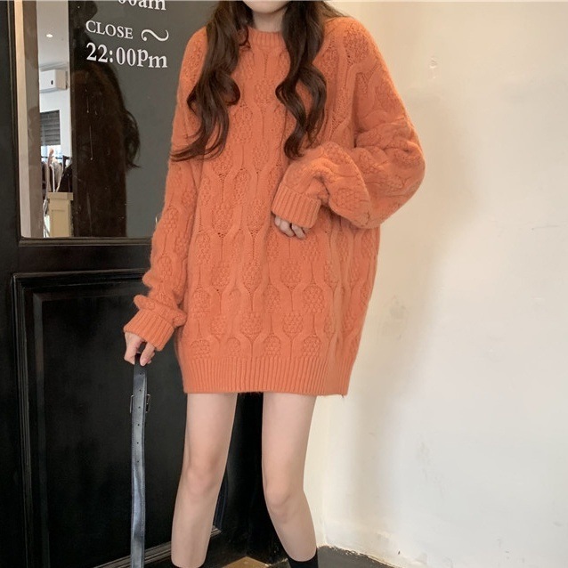 ケーブルニット トップス セーター 長袖 ケーブルニット 編み込み かわいい 大人可愛い シンプル