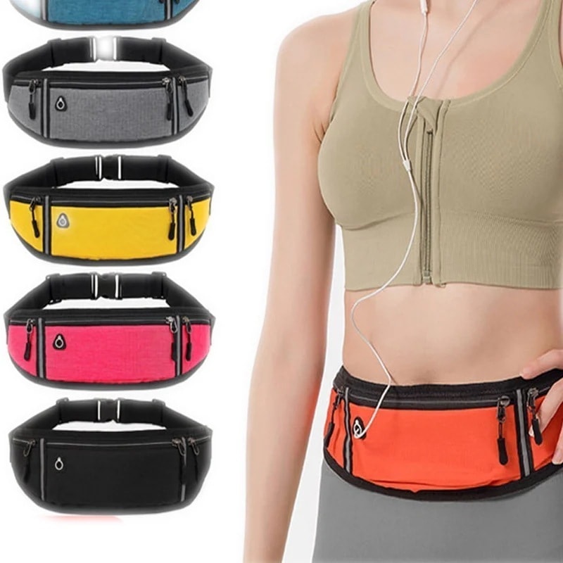 每日更新おすすめタイムセール2個セット!軽量モデルランニングポーチ マラソンスマートフォンポーチ ウエストバック ジョギング ウエストポーチ