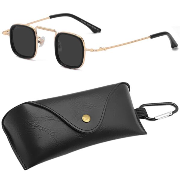 ヴィンテージシェイドBrand New Frame Thick Ins Line Sunglasses Men Women Square Vintage shades Summer