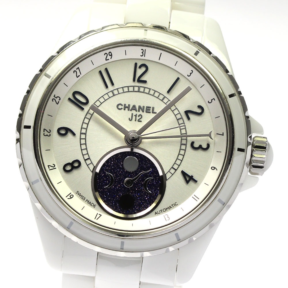 シャネル CHANEL H3404 J12 ファーズ ドゥ リュヌ ムーンフェイズ 自動巻き メンズ _758907【中古】 219,500円