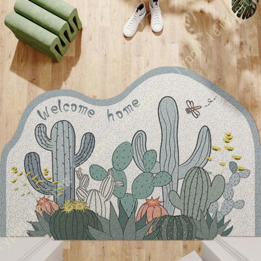 大好評 風 玄関マット 泥落とし 屋外 屋内 PVC ビニール おしゃれ 花柄 フロアマット ドアマット 室外 室内 店舗用品 洗える 雨 雪 業務用 家庭用 インテリア