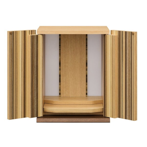 白井産業 KRB-4030D NA 国産リビング仏壇 コモレビ ナチュラルブラウン メーカー直送 11,918円