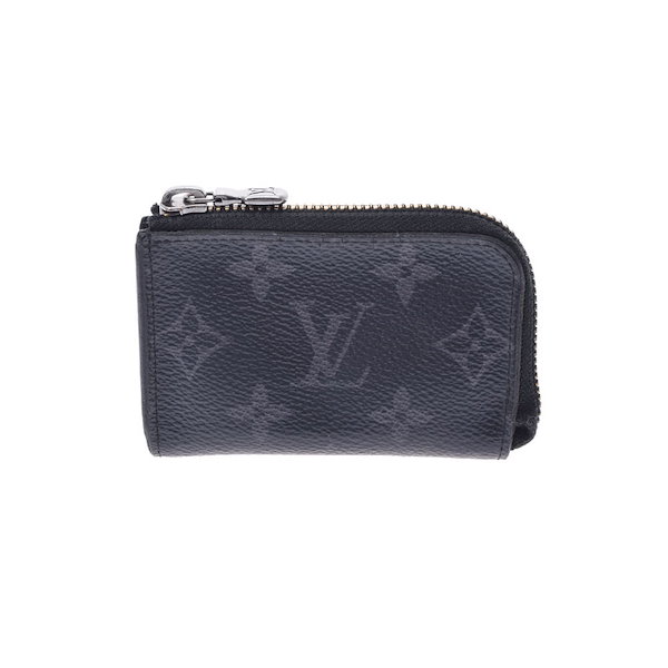 極美品】ルイヴィトン エクリプス ポルトモネ ジュール コインケース 黒 N2