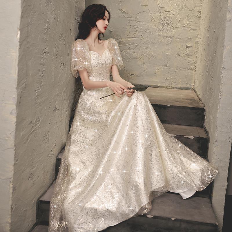 ロングドレス 演奏会用 パーティードレス ドレスディナードレス レディー 新しい 成人式 気質 宴会 学生 簡単な ファッション ドレス