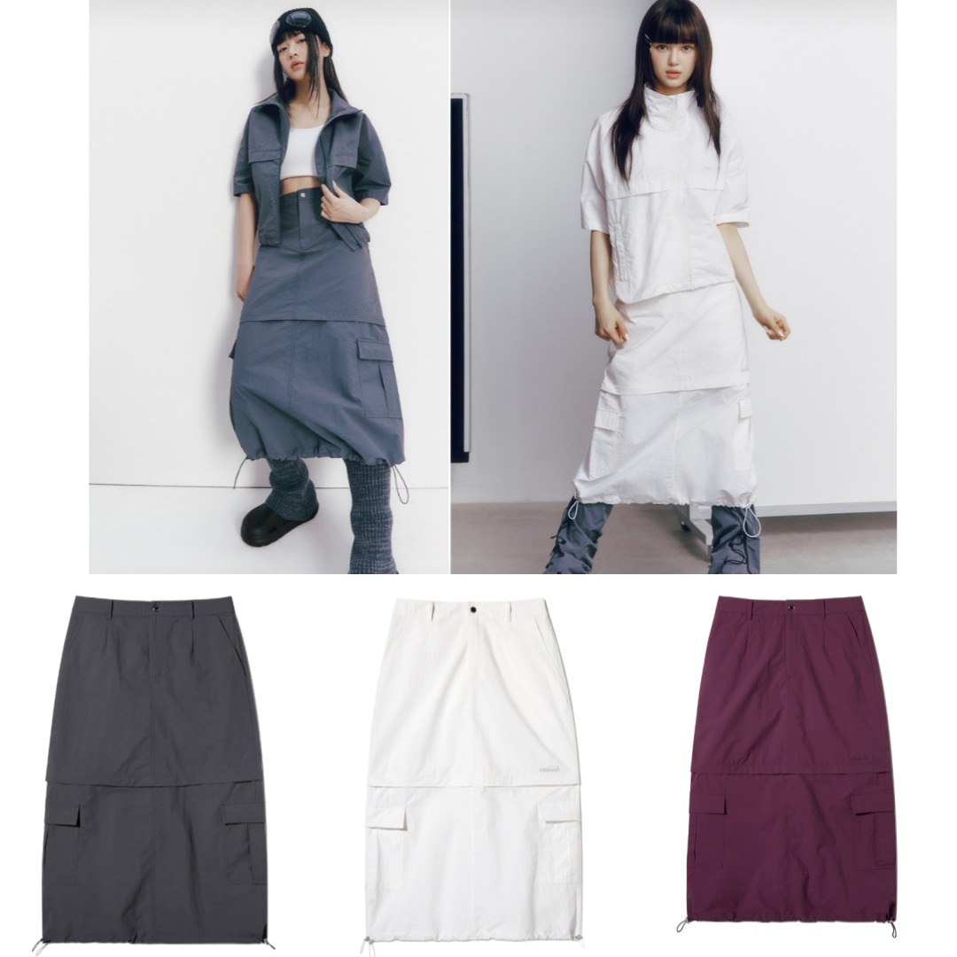 【NewJeans O!Oi】 DETACHABLE NYLON ２Way ナイロンスカート
