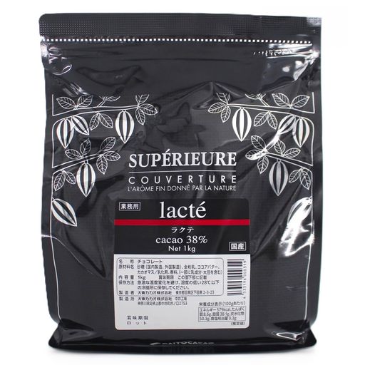 大東カカオ スペリオール ラクテ 1kg (カカオ分38%)