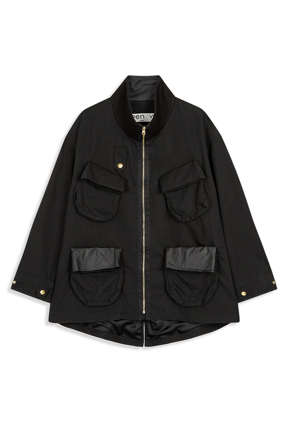 【OPEN Yy】 25FW CARGO POCKET FIELD JACKET : BLACK